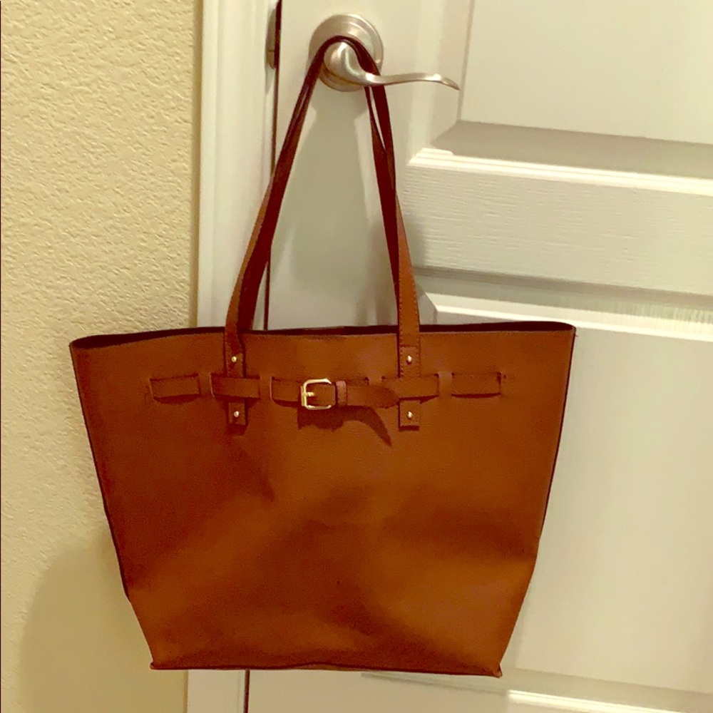 Brown Leather Tote